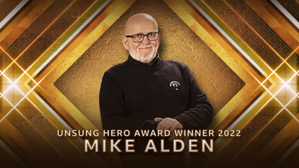 A fabulous night for football at #SPOTY. Least not, our own local hero Mike Alden the founder of Park Knowle FC, making sure for the last 25 years that everybody in his community gets to play the wonderful game ⚽️⚽️⚽️. I salute you Mr Alden, a hero indeed 💙💙