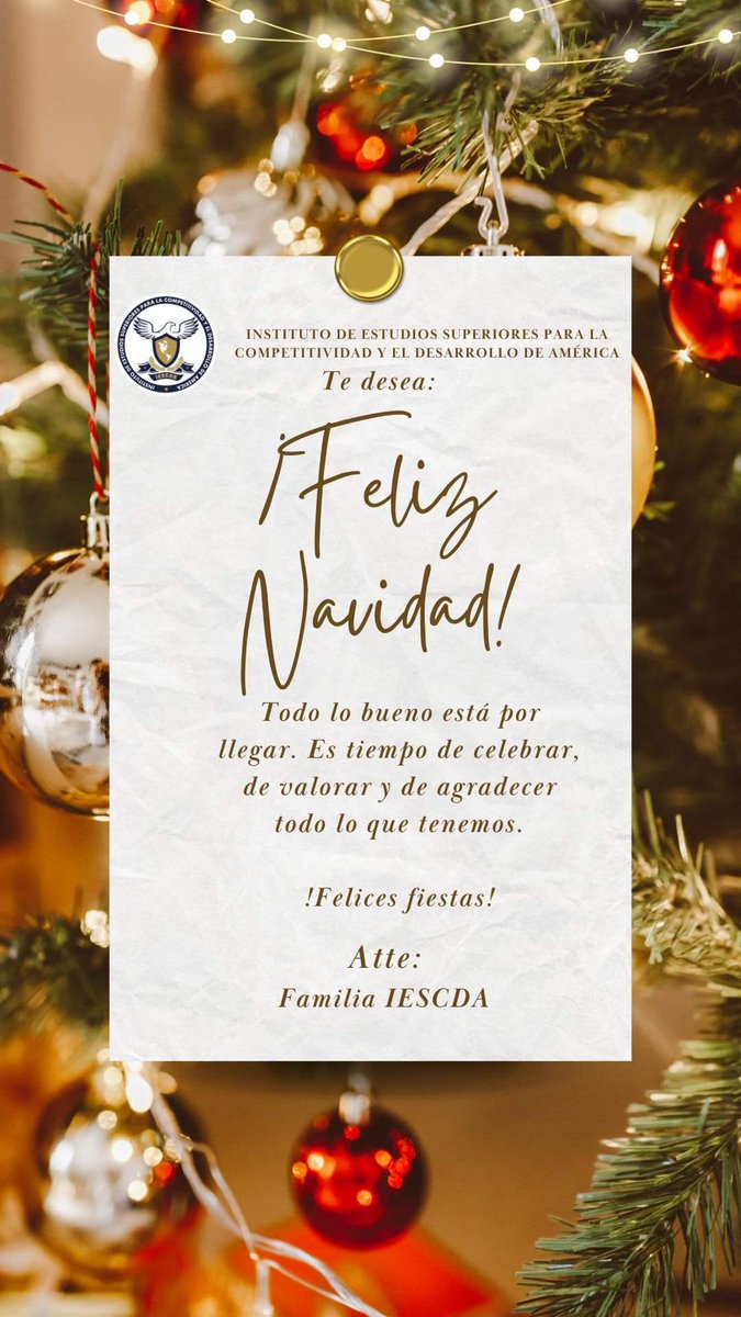 INSTITUTO DE ESTUDIOS SUPERIORES IESCDA tweet media