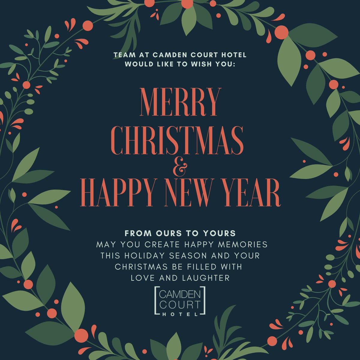 CamdenCourt's tweet photo. #HappyChristmas from #CamdenCourtHotel https://t.co/AJCibmir4P