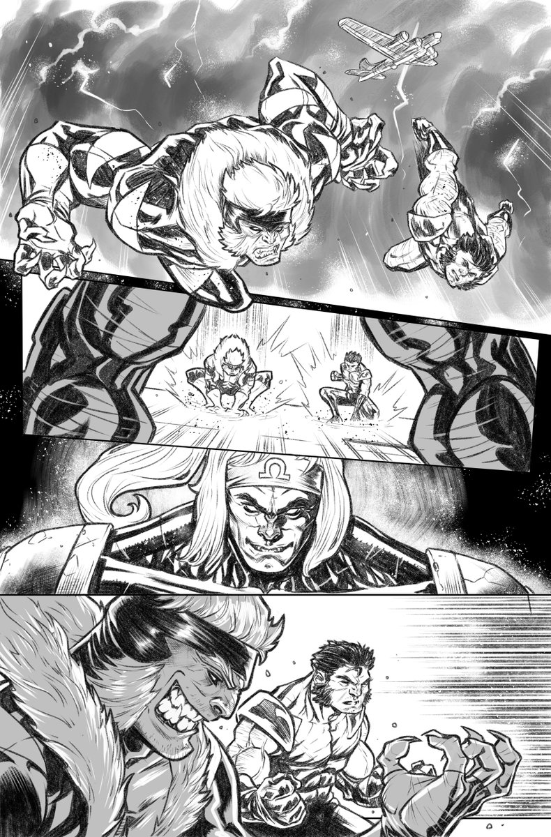 SellaresFerran's tweet photo. REPOST! Some Old Test Pages. #testpages #comic #comicusa #marvel #wolverine #sabretooth #csp https://t.co/a3J5EI2HhF