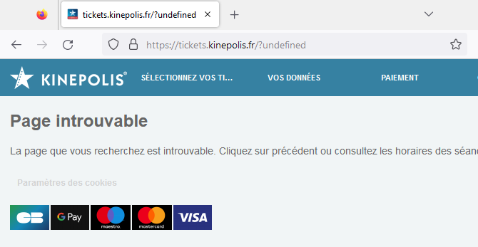 foxadb's tweet photo. @aehorps @Kinepolis_FR @Kinepolis_FR j'ai le même bug :( https://t.co/EoCzcjseRT