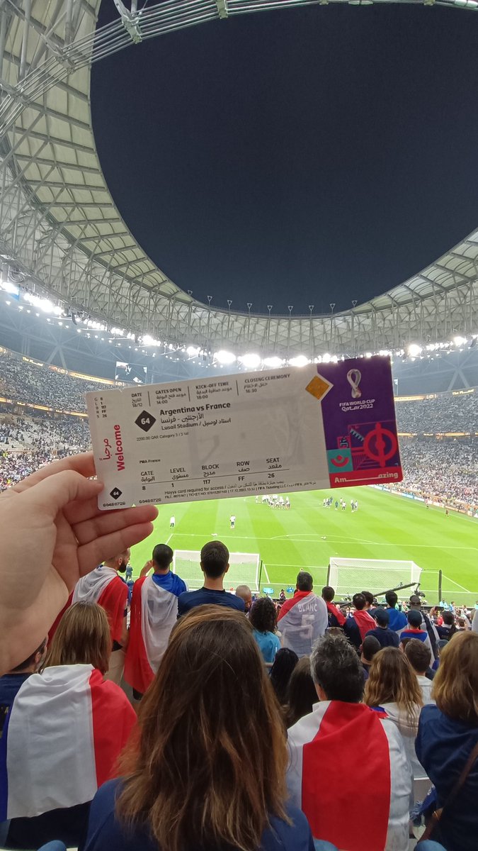 L2Alix's tweet image. 📆18/12/22
📍Doha (Lusail Stadium)
⚽ Argentine - @equipedefrance (Coupe du Monde)
🥅 3-3 (4-3 après TAB)