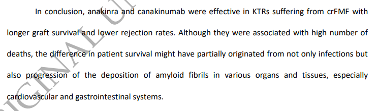 3/ We think this might be partially associated with extrarenal amyloid deposition, especially in the cardiovascular system.