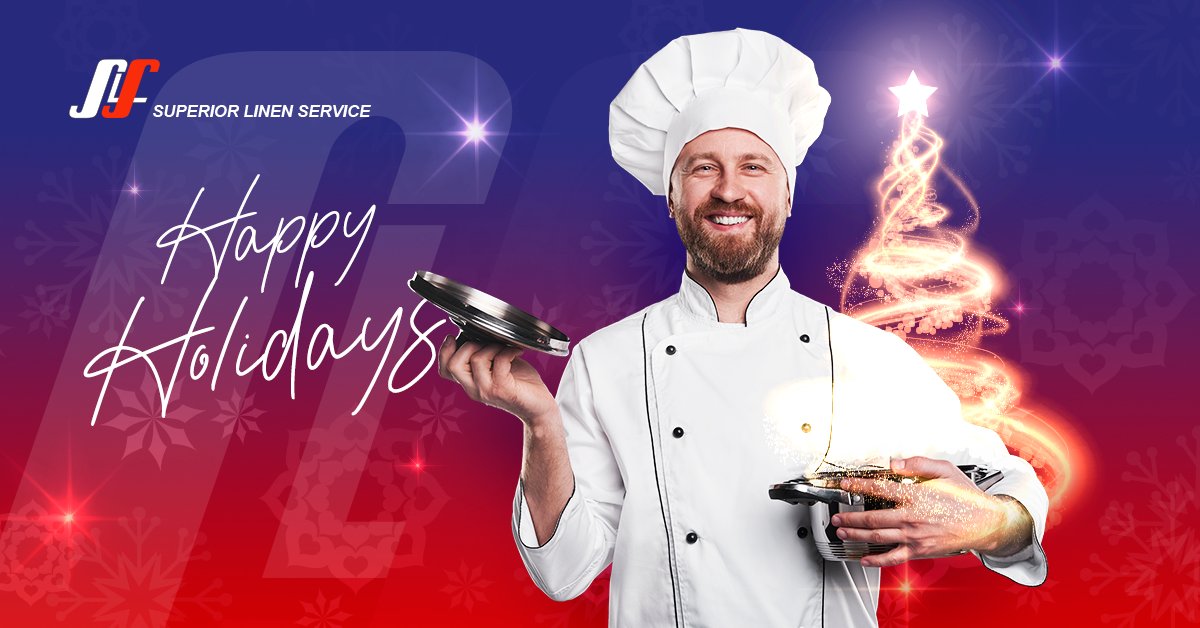 Be merry and bright all season long! 🌟 #HappyHolidays from Superior Linen.