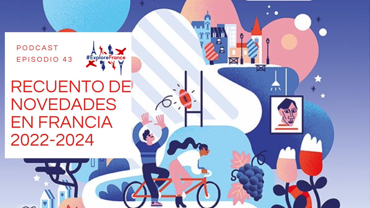 🎙El ultimo episodio del año🎙
Por si buscaban pretextos para ir o volver a Francia en 2023, les platicamos en este podcast algunas cosas nuevas y grandes eventos por llegar.
¡Felices fiestas a todos!
#ExploreFrance open.spotify.com/episode/6DtbS4…