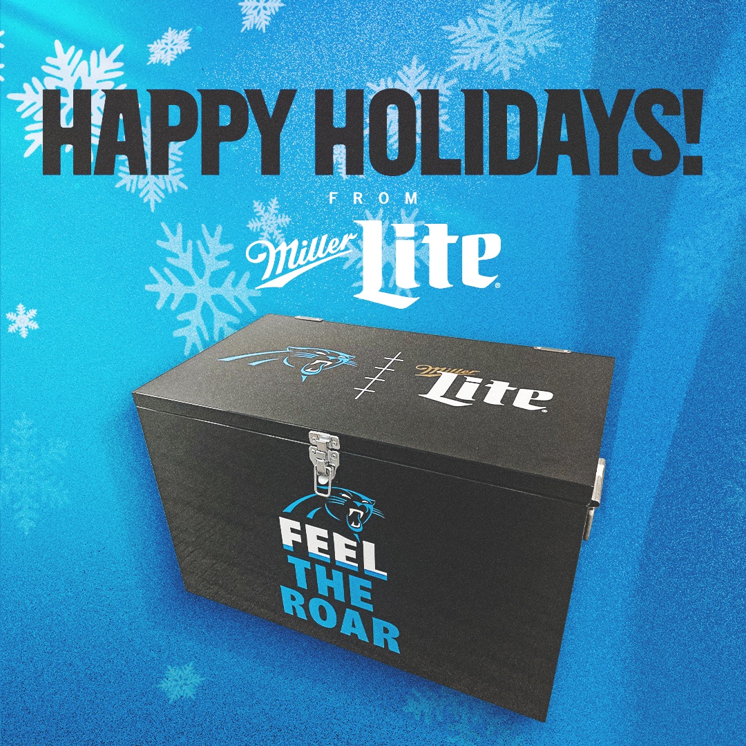 Panthers's tweet image. It's cold outside.
 
Make sure your 🍻 is cooler. 

RT for your chance to win.