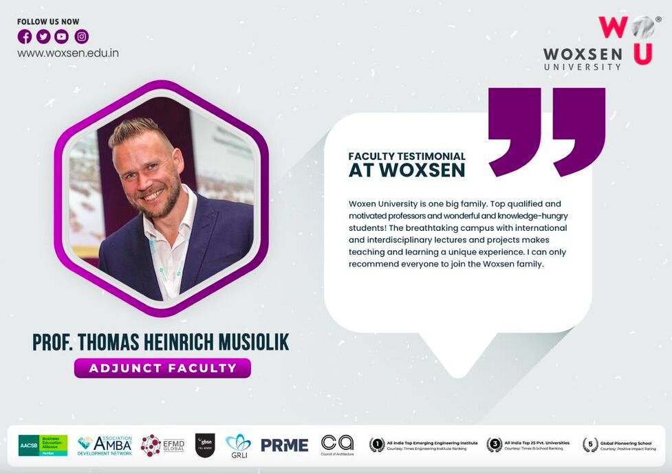 ThomasHMusiolik's tweet photo. I am very proud to be part of the @Woxsen University family as a Professor of Marketing &amp; Technology and to be able to share my knowledge with my wonderful colleagues and our great students!😍

#university #education #research #science #learning #marketing #digital #technology https://t.co/nLz4GjqXbD