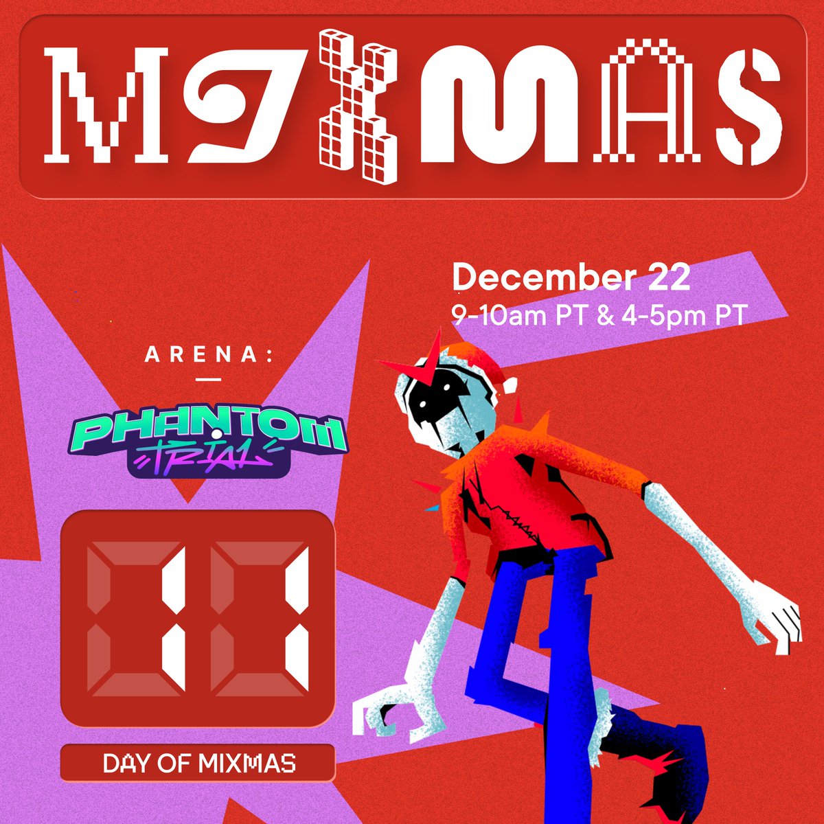 maxxmxmcoin's tweet photo. On the eleventh day of #MixMas, the Raiders faced off in...
Phantom Trial! ๐ป For...
โจ $250 USDC prize pool
๐ Capsules
๐๏ธ Raffle spots
Only TWO more days of MixMas, Raiders! 30 minutes until kick-off ๐๐
https://t.co/w33tf224qY
STREAM ๐คฉ
https://t.co/wkqNxiLGL4 https://t.co/HRLrnD9UXl