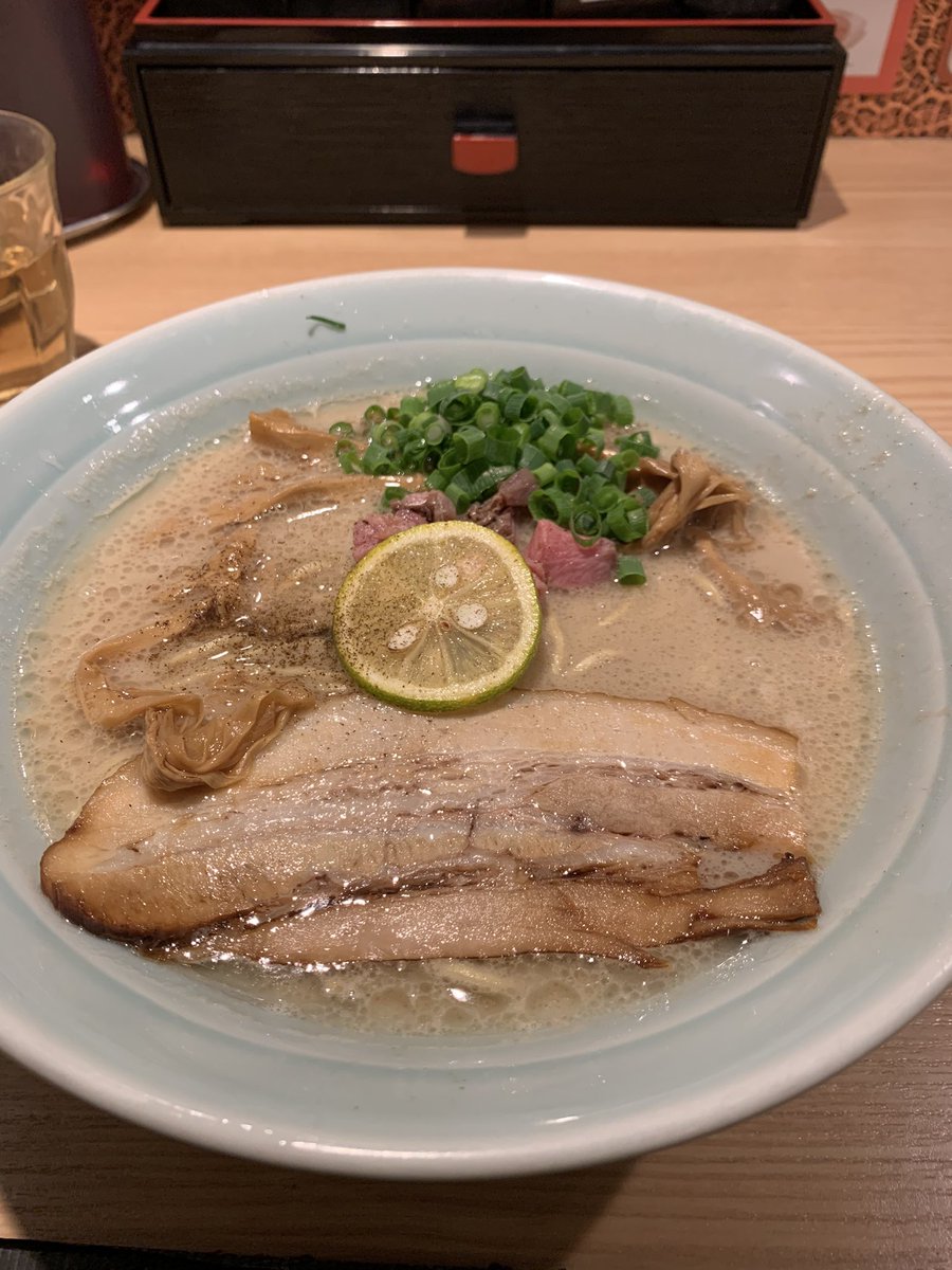 Yum! Lunchtime. Special Tonkotsu Ramen