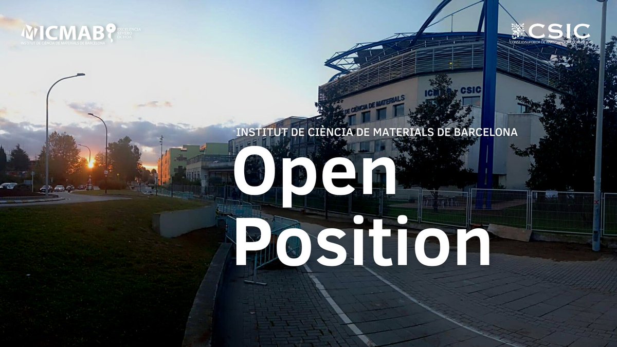 🤔🥼Estàs pensant en fer recerca amb nosaltres? Consulta la nostra pàgina de #jobs, que sempre es va actualitzant amb noves ofertes de màster, doctorat, #RamónyCajal, #JuandelaCierva, #BeatriudePinós, "la Caixa" #INPhINIT #JuniorLeader i altres! 🧪👩‍🔬
icmab.es/jobs