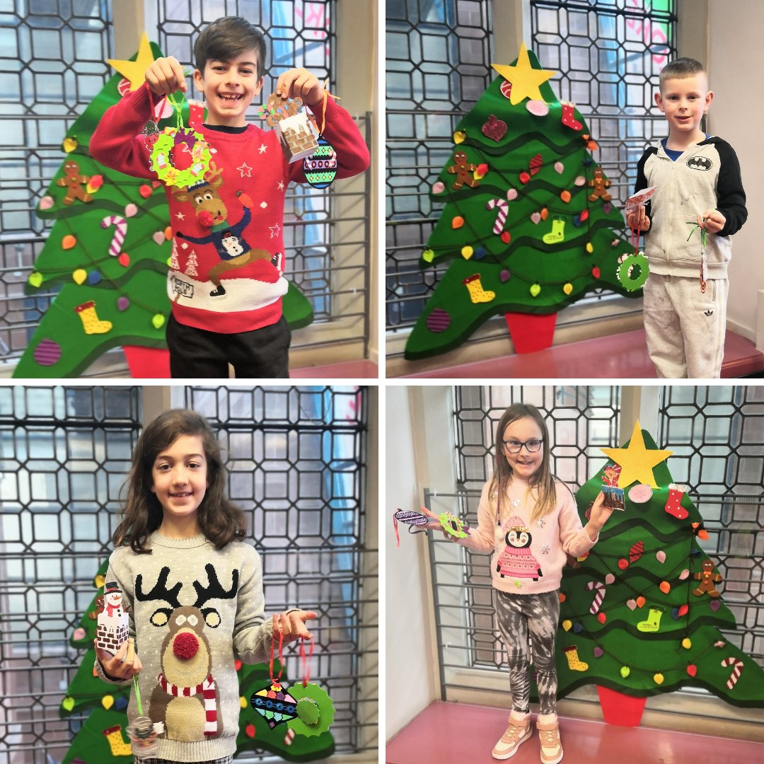 LibFalkirk's tweet photo. Some homes are going to look fantastic this Christmas, thanks to the fabulous work of Falkirk Library's young crafters. #ChristmasCrafts #FalkirkLibrary https://t.co/KpGnatt9iG