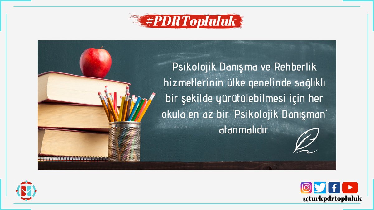 turkpdrtopluluk's tweet photo. Psikolojik Danışma ve Rehberlik hizmetlerinin sağlıklı bir şekilde yürütülebilmesi için kalabalık okullarda daha fala psikolojik danışmana ihtiyaç vardır

@RTErdogan
@tcmeb
@MebOrgm 
@fehmirasimcelik
@mebpgm

#Pdryenormmüjdesi https://t.co/vA4TKih2i1