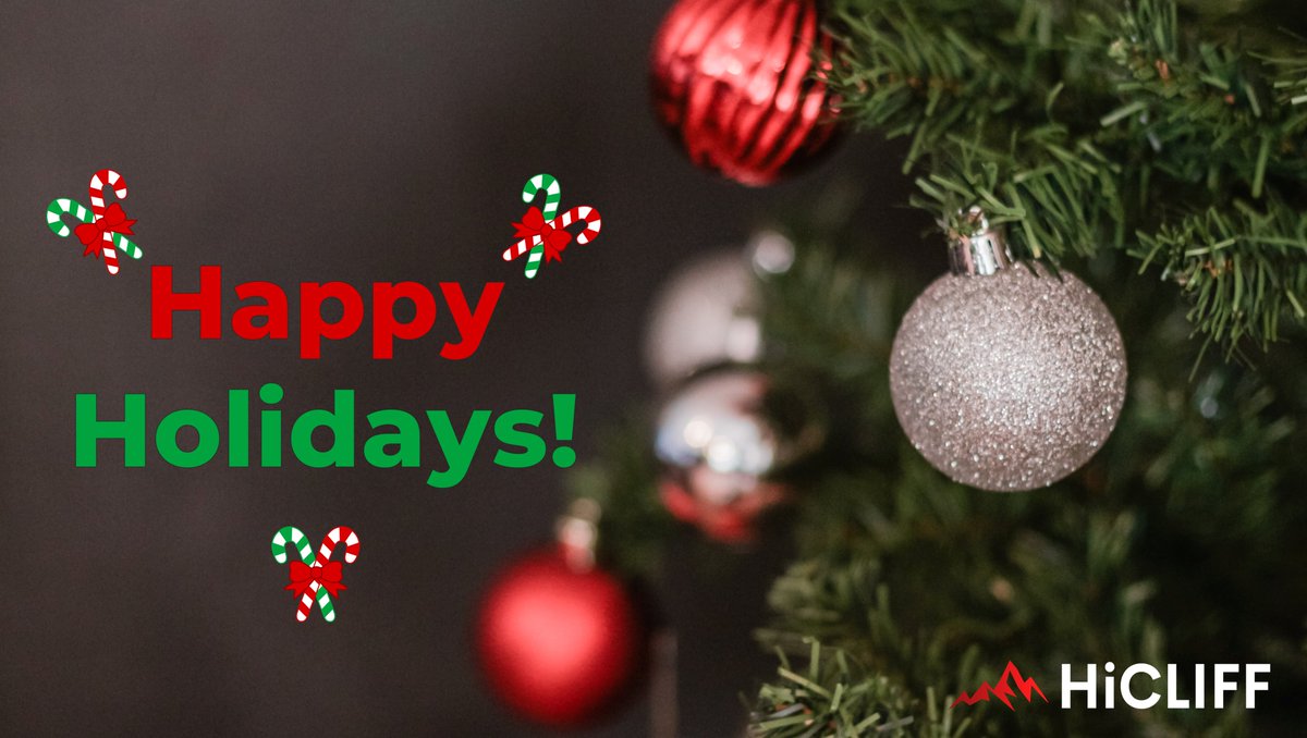 HiCLIFF_Tech's tweet image. Happy holiday greetings to you and yours from your friends at HiCLIFF! hiclifftech.com #happyholidays #happynewyear #2023storybegins