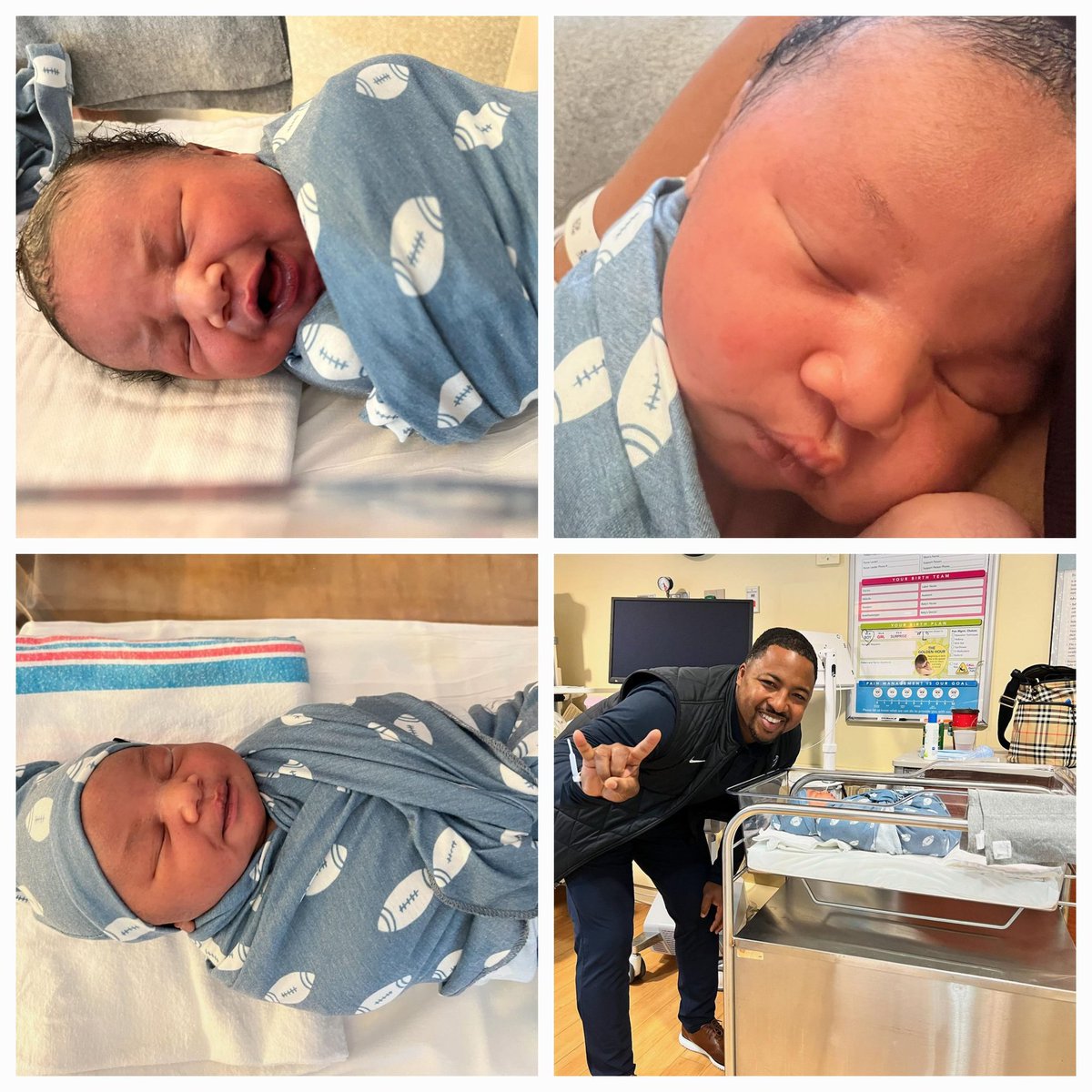 Maurice Linguist (@coachmolinguist) on Twitter photo Yesterday we welcomed another record breaking recruiting class. Tomorrow we leave for our bowl game. But TODAY we welcome our newest commit: 5 🌟 Leon Maurice Linguist. <a href="/StacieLinguist/">Stacie Linguist</a> and I are beyond thankful for our new happy & healthy baby boy. Yesterday we welcomed another record breaking recruiting class. Tomorrow we leave for our bowl game. But TODAY we welcome our newest commit: 5 🌟 Leon Maurice Linguist. <a href="/StacieLinguist/">Stacie Linguist</a> and I are beyond thankful for our new happy & healthy baby boy.