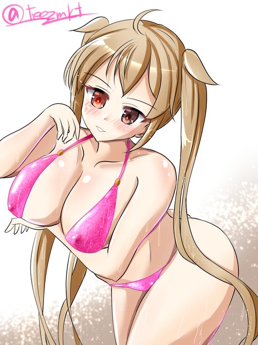 ピンク水着村雨
#艦これ版深夜の真剣お絵描き60分一本勝負
#艦これ版真剣お絵描き60分一本勝負_20221222 