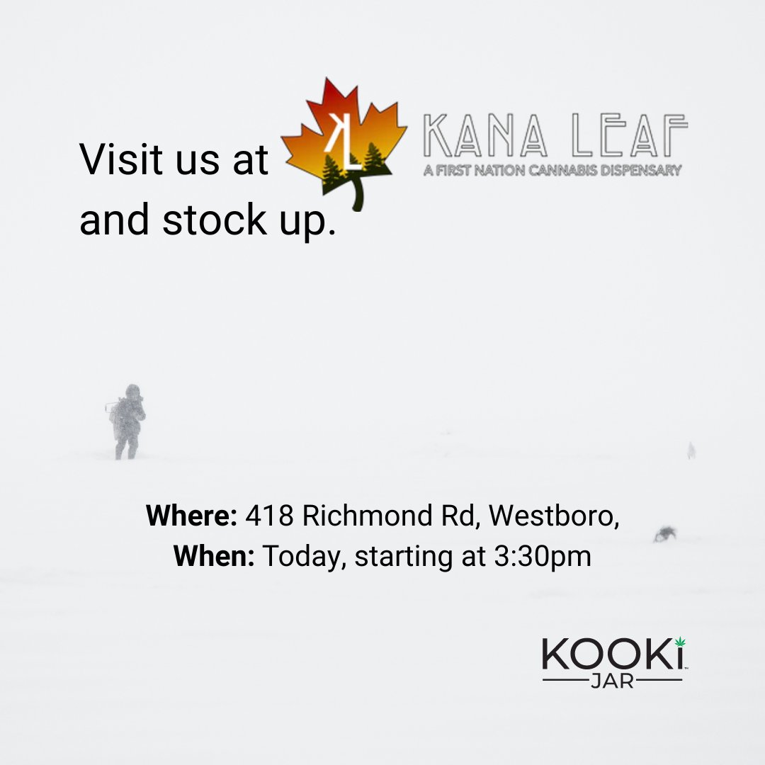 Last pop-up of 2022 and just in time to stock up on 'necessities' for the holidays.
Plus, it's a great time to finish your #HolidayShopping and get your loved ones the tools #ToProtectAndPreserve their #bestbuds.
Come find us at #kanaleafwestboro, starting at 3:30 today.