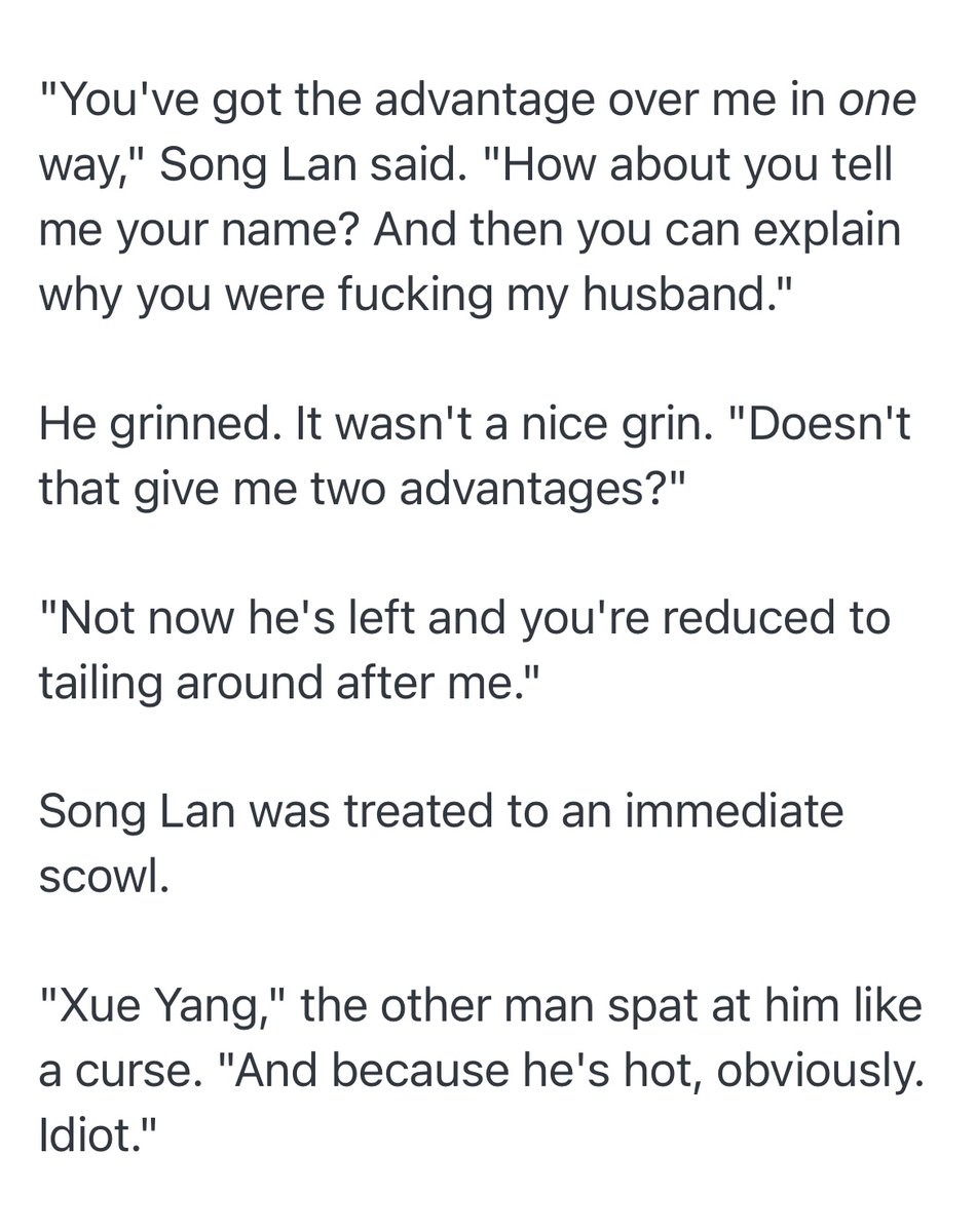 Villainous friends can have little a teaser of their next fic, as a treat.

Idk when I’m going to finish this, but it’s going to be (1) incredibly self-indulgent; (2) a fill for at least two of <a href="/lunarwriter75/">babyfaced lyrical assassin enthusiast⁷</a>’s sxx exchange prompts.