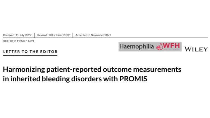 Haemophilia Journal (@haemophilia_jnl) on Twitter photo 🚨New🚨in #haemophilia_jnl : <a href="/SYMPHONY_NL/">SYMPHONY consortium</a> & Dutch research group for Patient-Reported Outcomes Measurement Information System (PROMIS) implementation in inherit. #bleedingdisorders discuss practical aspects of PROMIS implementation in clinical care.
➡️ow.ly/MG5X50MaglX⬅️ 🚨New🚨in #haemophilia_jnl : <a href="/SYMPHONY_NL/">SYMPHONY consortium</a> & Dutch research group for Patient-Reported Outcomes Measurement Information System (PROMIS) implementation in inherit. #bleedingdisorders discuss practical aspects of PROMIS implementation in clinical care.
➡️ow.ly/MG5X50MaglX⬅️