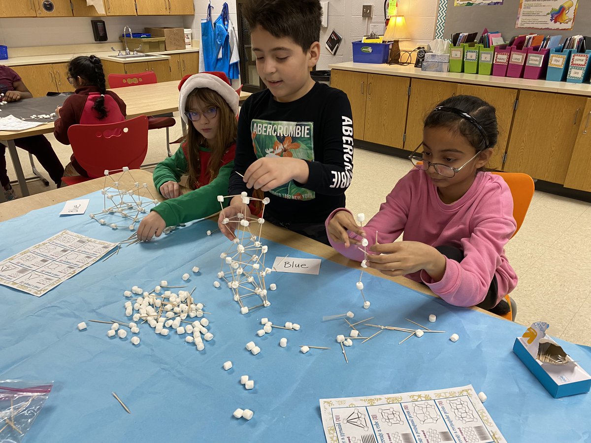 Students <a href="/D45YorkCenter/">York Center School</a> created towers with marshmallows and toothpicks this week in art.  We talked about how to plan, create, and problem solve as the towers were built.  The tallest tower award went to a third grade team! The hardest part was not eating the marshmallows😂