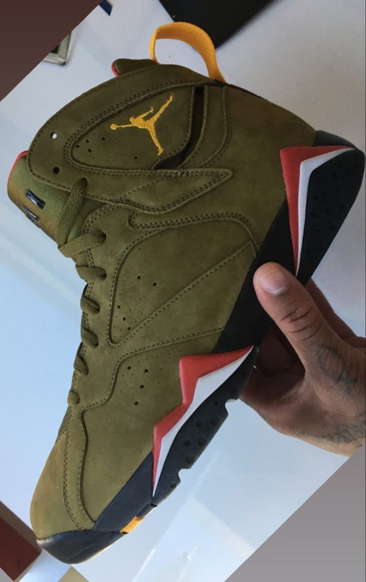 jordan 7 olive flak