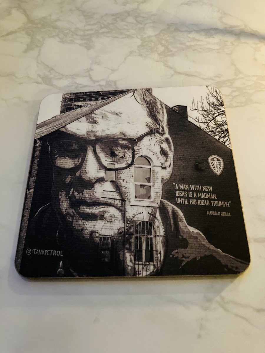 annab61324's tweet photo. When your friends know the love of your life and what you like Bielsa #bestcoasterever #Bielsa #lufc #mot https://t.co/dc7FEp5g0u