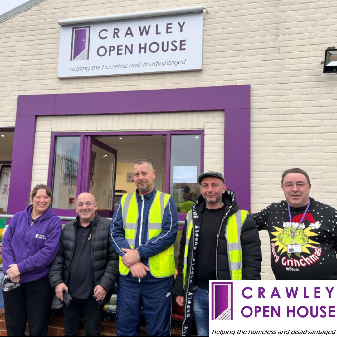 A huge thank you to all at JPM Logistics, AO Gatwick &amp; <a href="/GatwickWarriors/">Gatwick Warriors FC</a> for your donation of clothing, food and essential items. Our residents and service users are grateful for your contribution.

#charity #donation