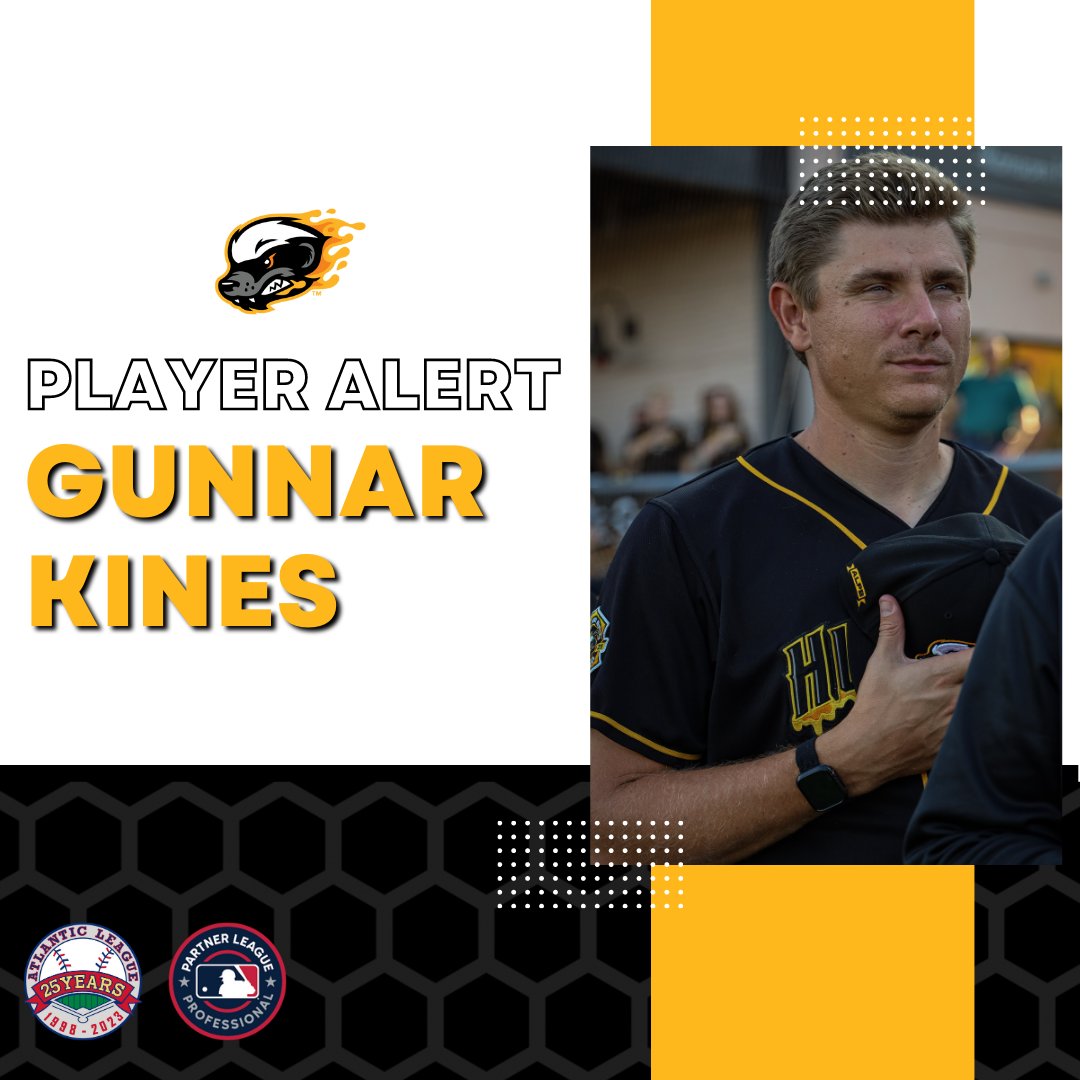 🚨Returning Player Alert: <a href="/GunnarKines/">Gunnar Kines</a>🚨

Quick Facts: 
Drafted by the Miami Marlins in 2015
All-time leading strikeout holder in Frontier League History
Finished last season with a 4.00 ERA and an 11.6-2.5 K-BB ratio

#HoneyHuntersCountry
