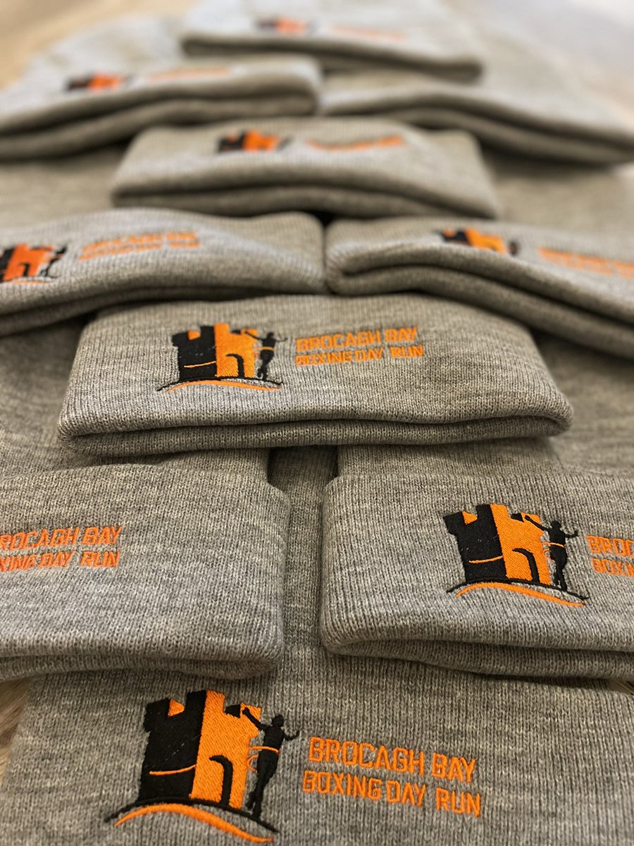 New this year is our very own beanie for all runners to help keep you warm when out over the colder winter months.  Collect at the finish line👍🏻

🏃‍♀️🏃 Brocaghbayrun.co.uk to register online