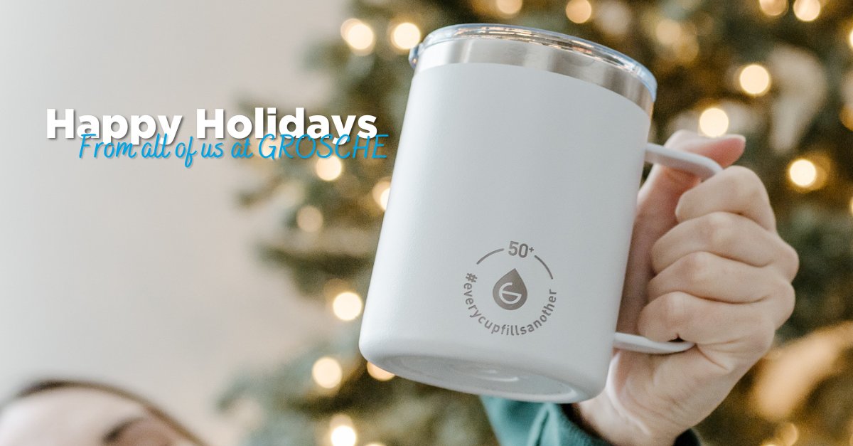 Happy Holidays from all of us at GROSCHE! May they be filled with laughter and joy ❤️