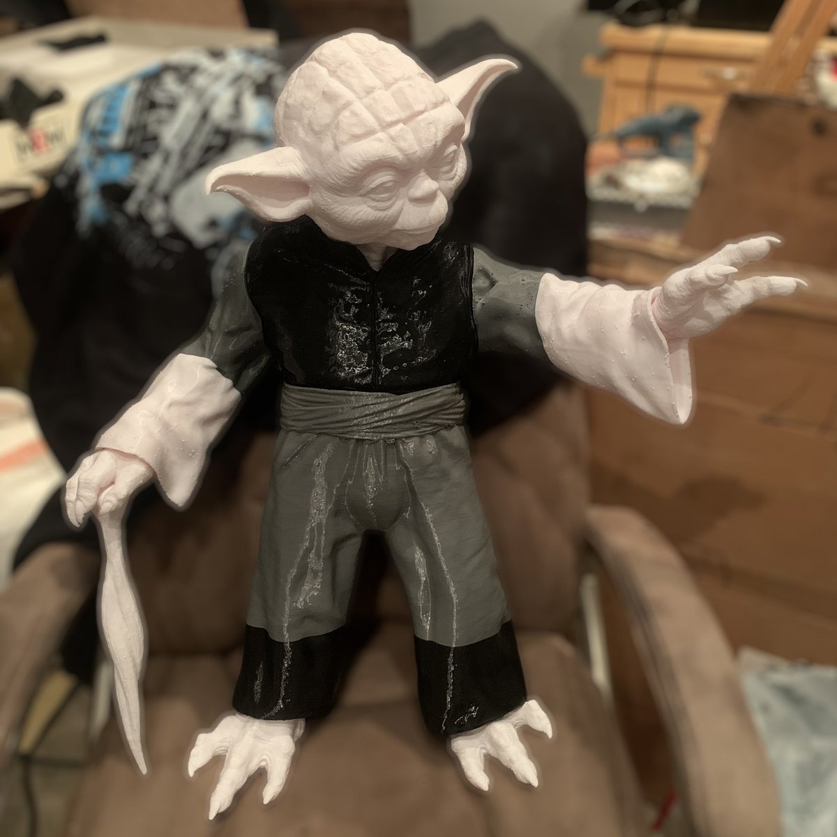 Life size Yoda anyone? Now I need to sand, prep, and paint it.