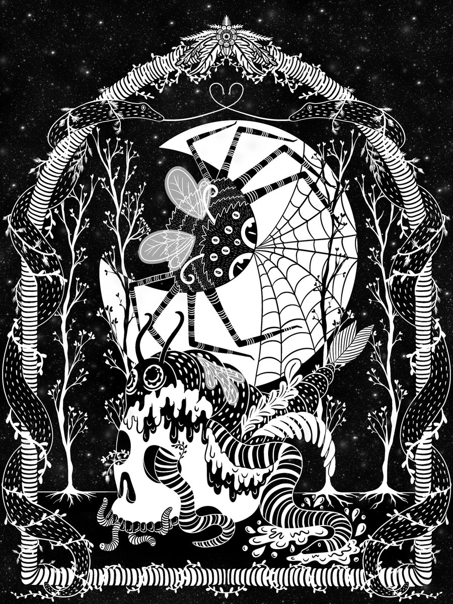 🔥🔥🔥 WE ARE LIVE! 🔥🔥🔥

✨🖤When Darkness Crawls🤍✨

▫️ On <a href="/niftygateway/">Nifty Gateway Studio</a>

▫️ $10 / ETH equivalent 

▫️ 10 artists, 24 hours, open editions

▫️ Curated by <a href="/RawGalleryNFT/">Ｒａｗ Ｇａｌｌｅｒｙ ＮＦＴ</a>

I’m so excited &amp; grateful to be a part of this, especially next to these other amazing artists!

Link🔗⤵️