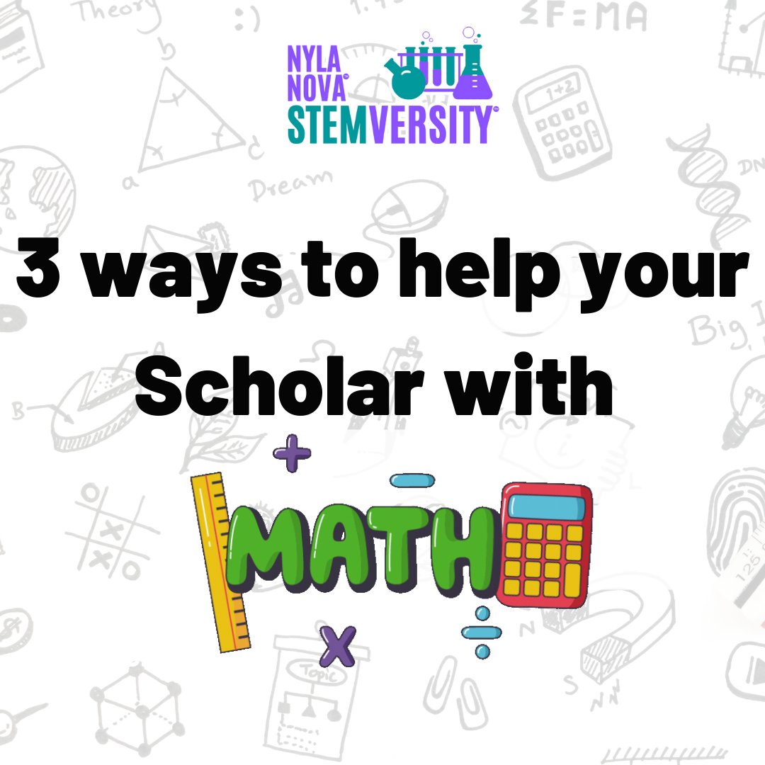 NylaNovaSTEM's tweet image. Take time with your Scholar when assisting with Math!
#mathisfun #mathteacher  #stemtips #educational