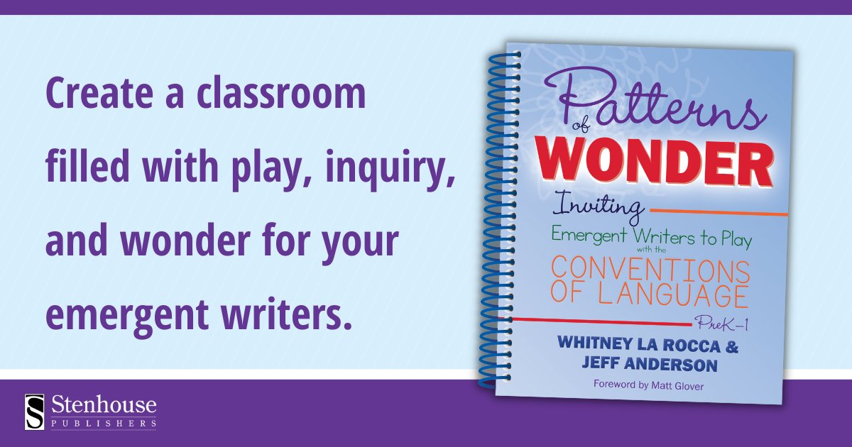 What happens when we marvel in the beauty of language, or create a sense of curiosity &amp; wonder? When we take time to notice choices, we support the process of writing with intention. Join <a href="/whitney_larocca/">Whitney La Rocca</a> &amp; @writeguyjeff in discovering #PatternsofWonder. hubs.ly/Q01whF390