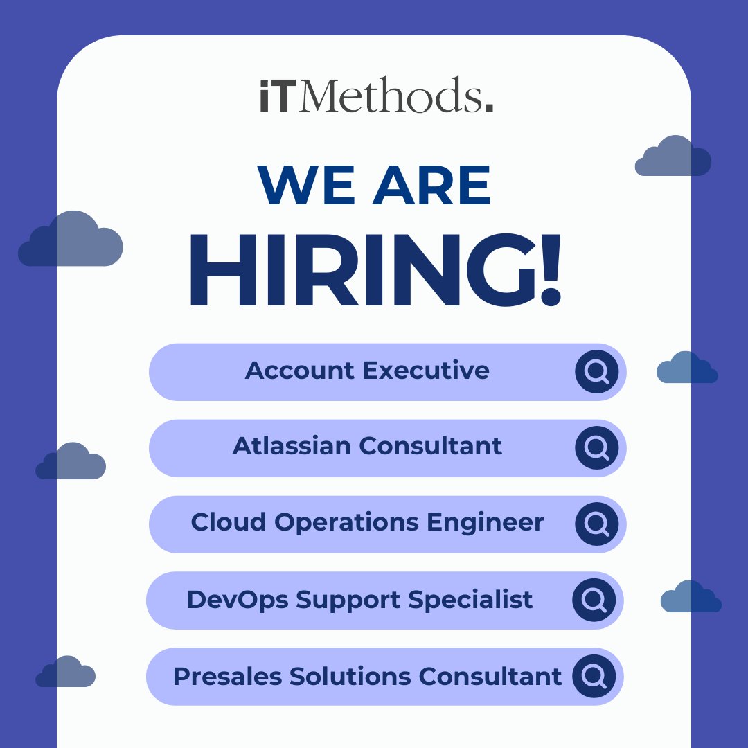 itmethods's tweet photo. Our Team is GROWING! Take your career to the next level 🚀  

Apply today: https://t.co/svJpzVbsAK

#Hiring #opportunities #careergrowth #greatplacetowork #remoteworking #workfromhome #recruiting #careerdevelopment #itmethods https://t.co/404AMNZKy7
