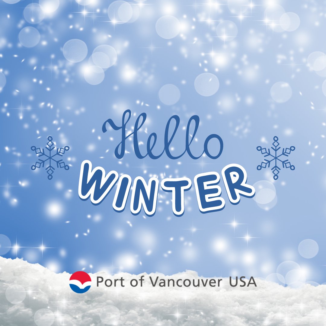 Winter is coming in hot...or rather, cold! In anticipation of the ice scheduled to arrive later today, the #portvanusa admin office will be closed Friday, Dec. 23rd. The marine terminal will remain open and admin staff will be working remotely. Please use caution when traveling.