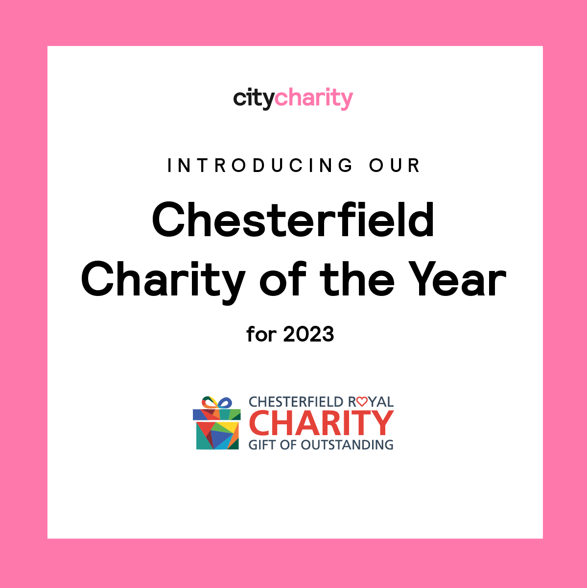 citytaxis_'s tweet photo. City Taxis are delighted to announce our Chesterfield Charity of the Year, @CRHCharity! ❤️

We're very proud to be supporting such a wonderful charity... We can't wait to see what 2023 has in store for us.

#lovelocal https://t.co/bKvnEJVknd