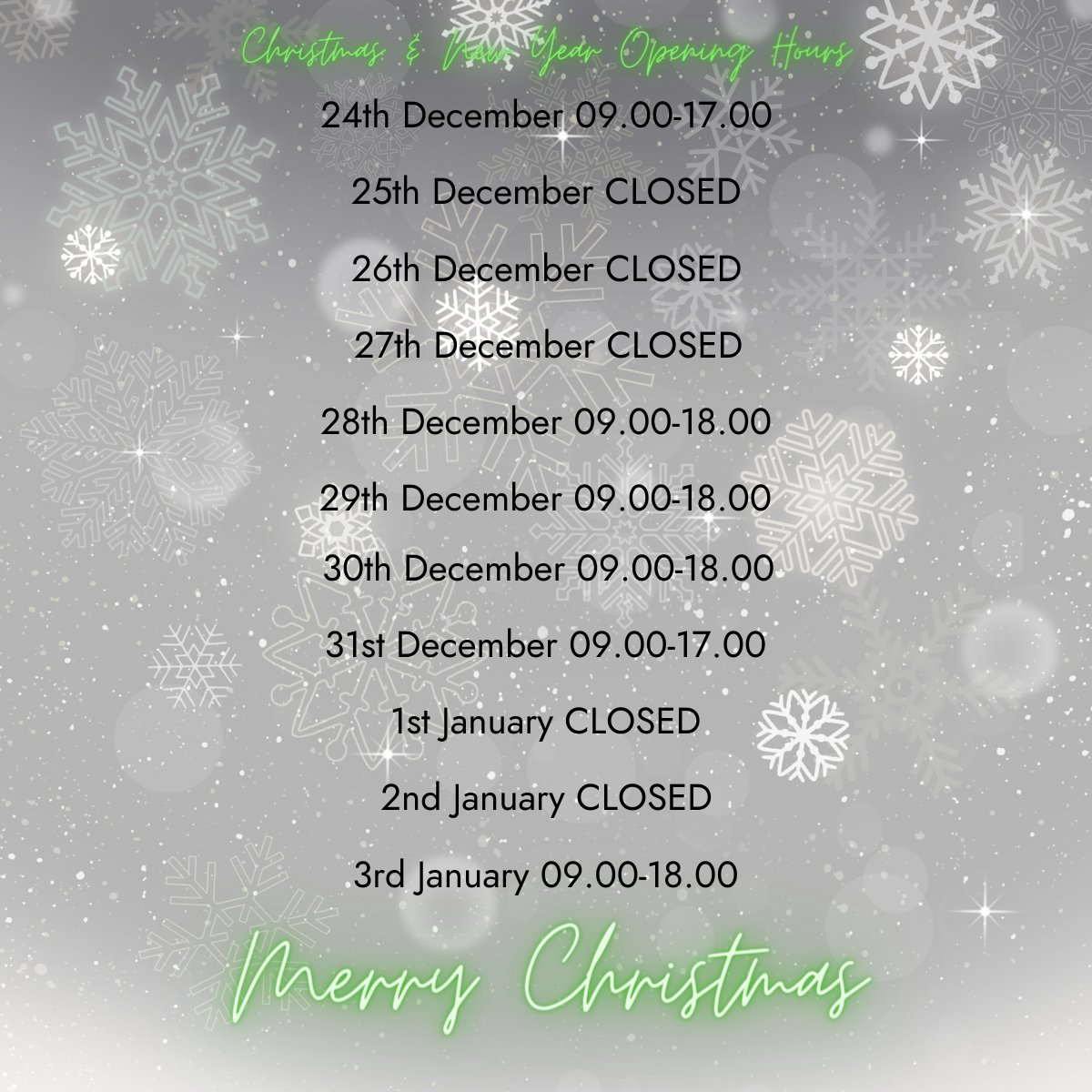 Merry Christmas &amp; A Happy New Year to You and Yours!