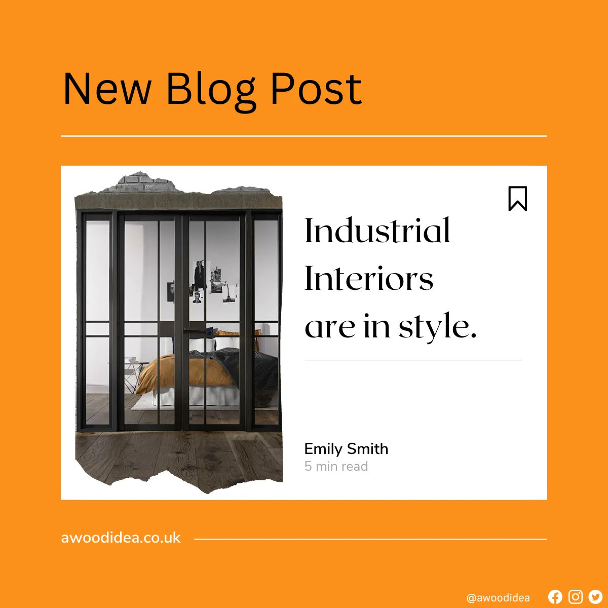 Read our style guide on the newest home trend: Industrial Interiors. 

buff.ly/3QWbzHk

#styleguide #industrialstyle #woodenfloors #woodendoorspecialists #doors #doorsofinstagram #woodendecor #woodendoors #doorslovers #northeasthome #homeinspo #houseinspo #interiordesign
