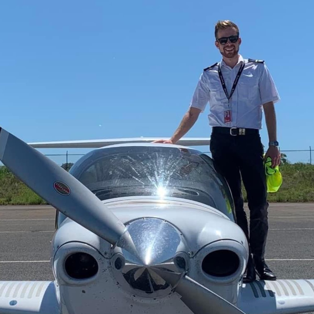 weareNGPA's tweet photo. Great news from our NGPA Australia Chapter! 

James Evett passed his commercial check ride in sunny Toowoomba QLD Australia! 

#NGPAEverywhere #Diversity #LoveIsLove #Equality #NGPA #Aviator #GayPilot #Pilot #GayAviator https://t.co/JOzb90xonR