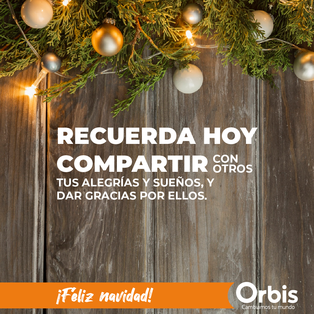 ¡Te deseamos una feliz navidad!