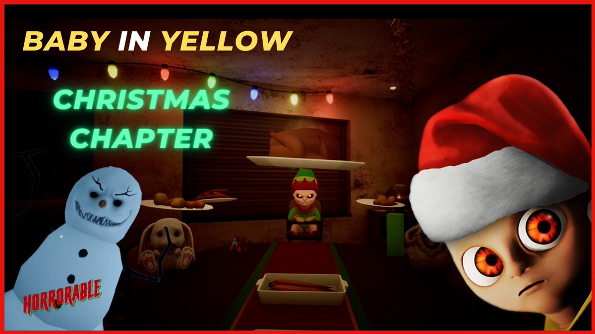 The baby is back...

Snowball fights with evil snowmen, eldritch God like babies and some plushies #thebabyinyellow 

youtu.be/m1XOmsoylwU

#indiegame #IndieGameDev #gamingcommunity #Thursday #christmastime #ChristmasCountdown