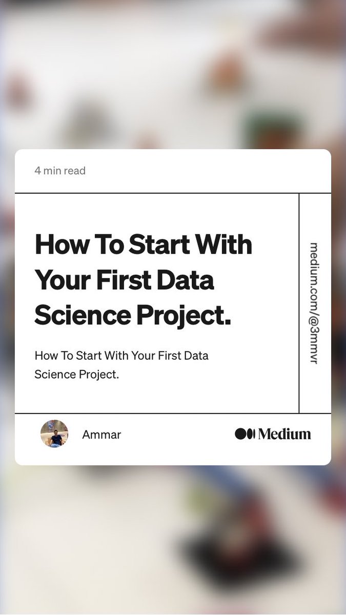 3mmvr's tweet photo. I’m on number 11 of 14 posts on Tech, finance and personal development before the end of this year. 

So proud of myself to almost complete this challenge I set for myself.

“How To Start With Your First Data Science Project.” by Ammar
https://t.co/8LYMFk4ZZm https://t.co/Xc9F3kqXVK
