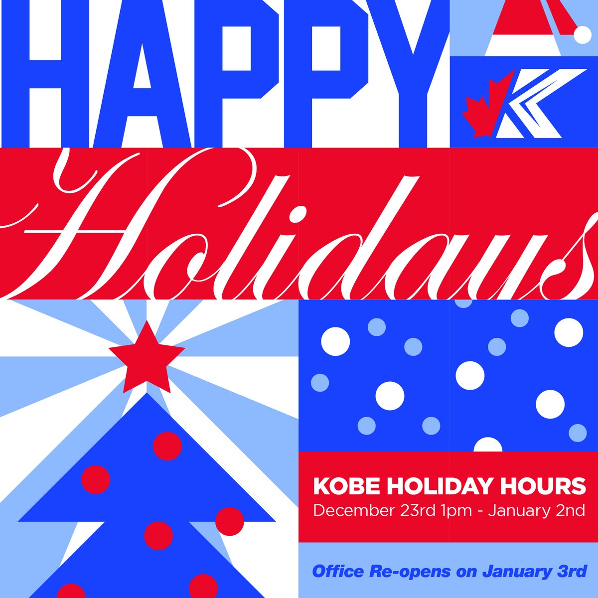 Wishing everyone a safe and happy holiday season! ⛄️