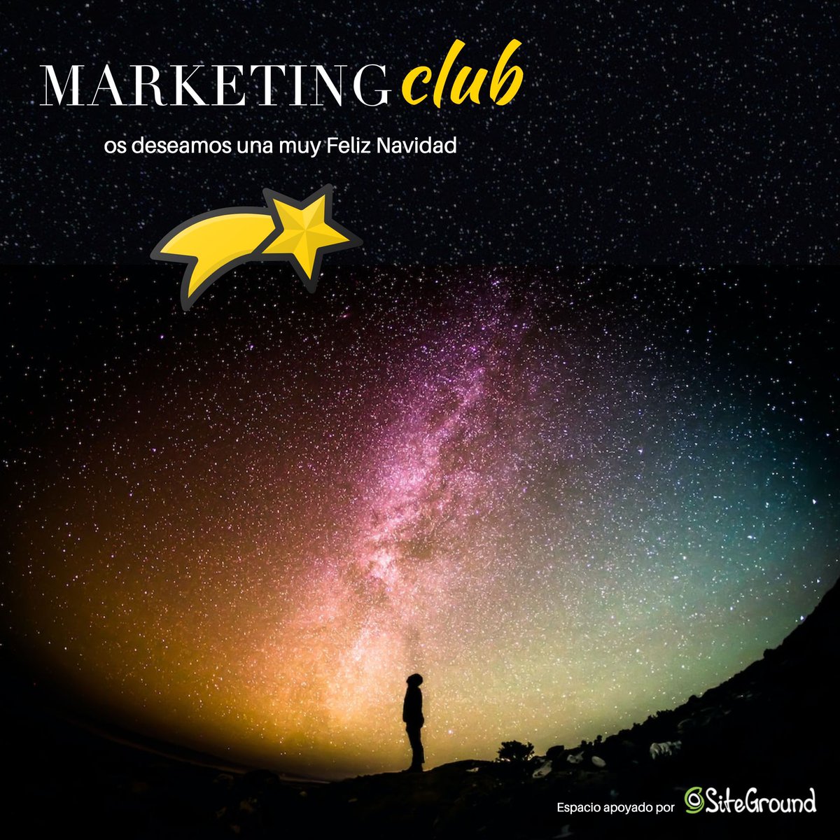 MarketingClubEs's tweet photo. 🎄 Aprovechando la nueva e ilusionante etapa que comenzamos con Marketing Club, queremos desearos una muy Feliz Navidad.

A partir de ahora en https://t.co/Ln7gHkh2o7 podrás encontrar agencias, profesionales y herramientas de marketing.

#MarketingClub #SiteGround https://t.co/HSBba6DObz