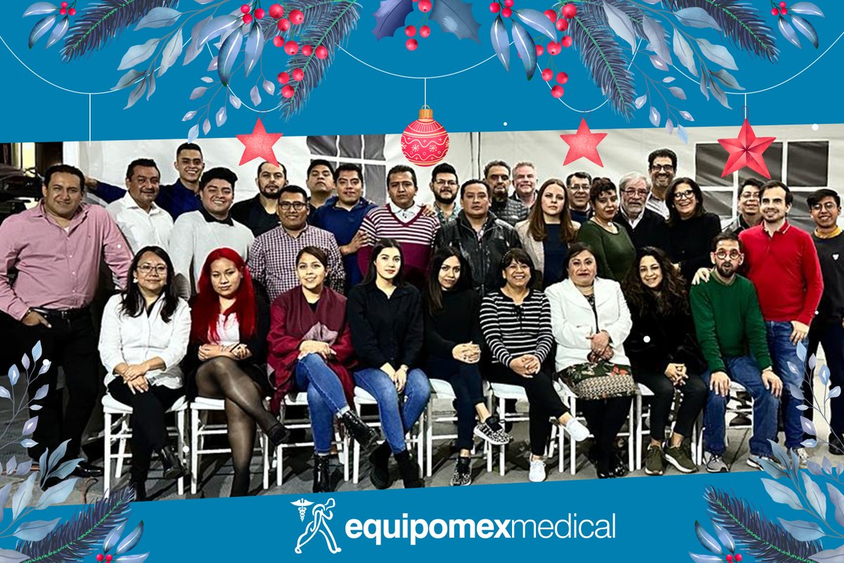 equmedical's tweet photo. Nuestra familia equipomex, seguimos creciendo Agradecemos a todo nuestro equipo. FELICES FIESTAS.

#fiestas #decembrinas #añonuevo2023 #equipomex #nuestrafamilia https://t.co/675lB2atZL