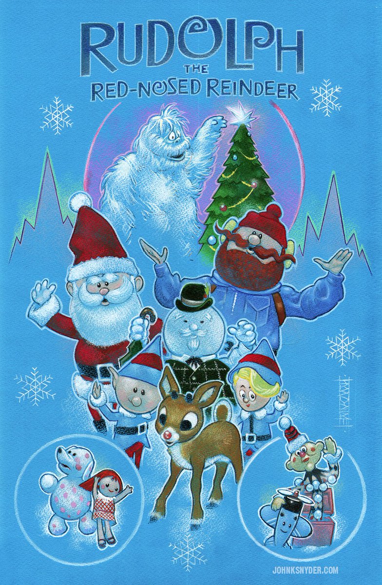 Commission from Christmas past of the classic 1964 Rankin/Bass tv special #holidays #holidays2022 #winter