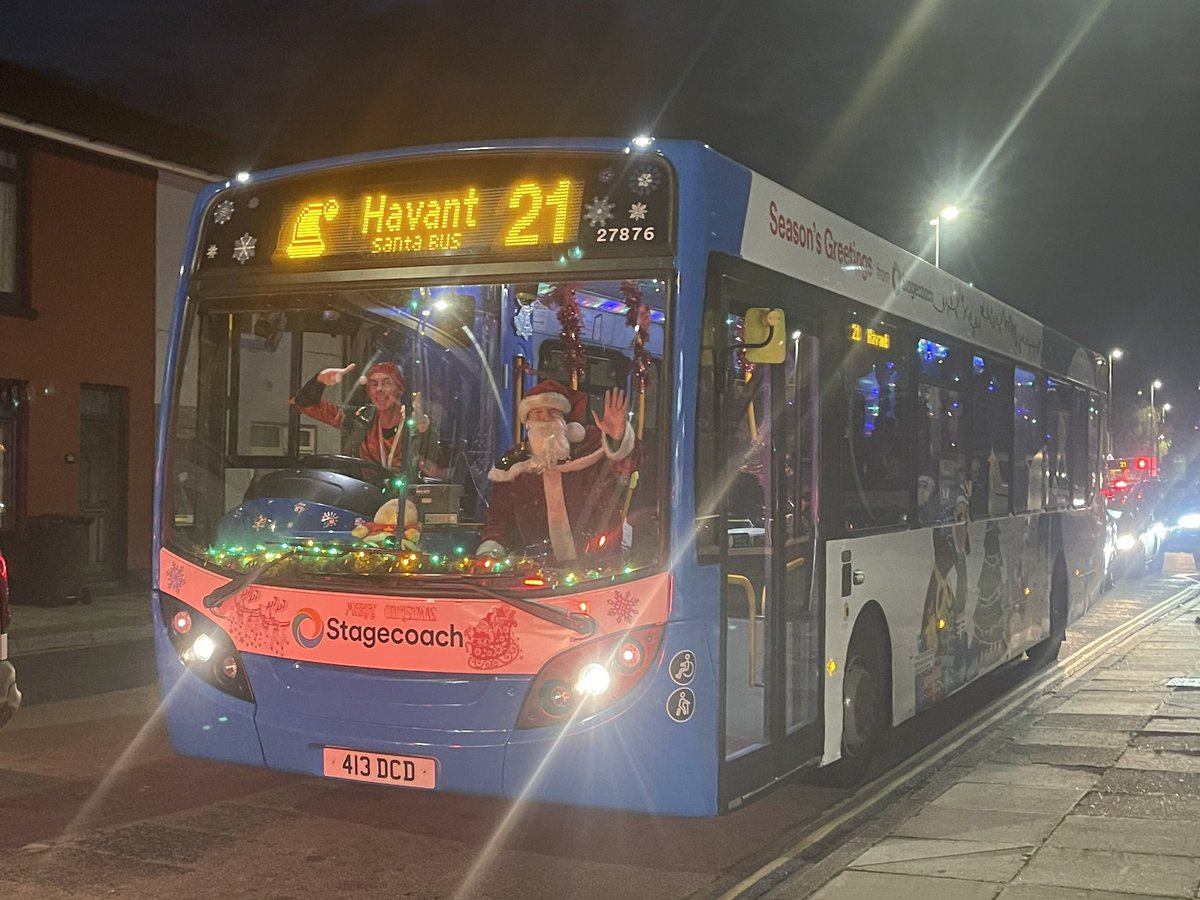 StagecoachSouth's tweet photo. Thank you to all who have participated in the #SantaBusSouth competition, and of course a big thank you to our staff who arranged the Santa buses this year.
The winner has been drawn and contacted directly via DM, but we have enjoyed seeing every photo come throughπ https://t.co/fmRMI0SiOF