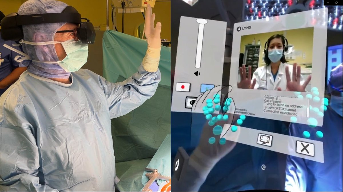 Lynx Mixed Reality was with the cardiac surgery team at Hospital BICHAT @APHP , for a simulation study. Research work of the LABCOM LYNX (Agence nationale de la recherche) @Inserm Université Paris Cité which currently consists of remote collaboration between 2 surgeons.