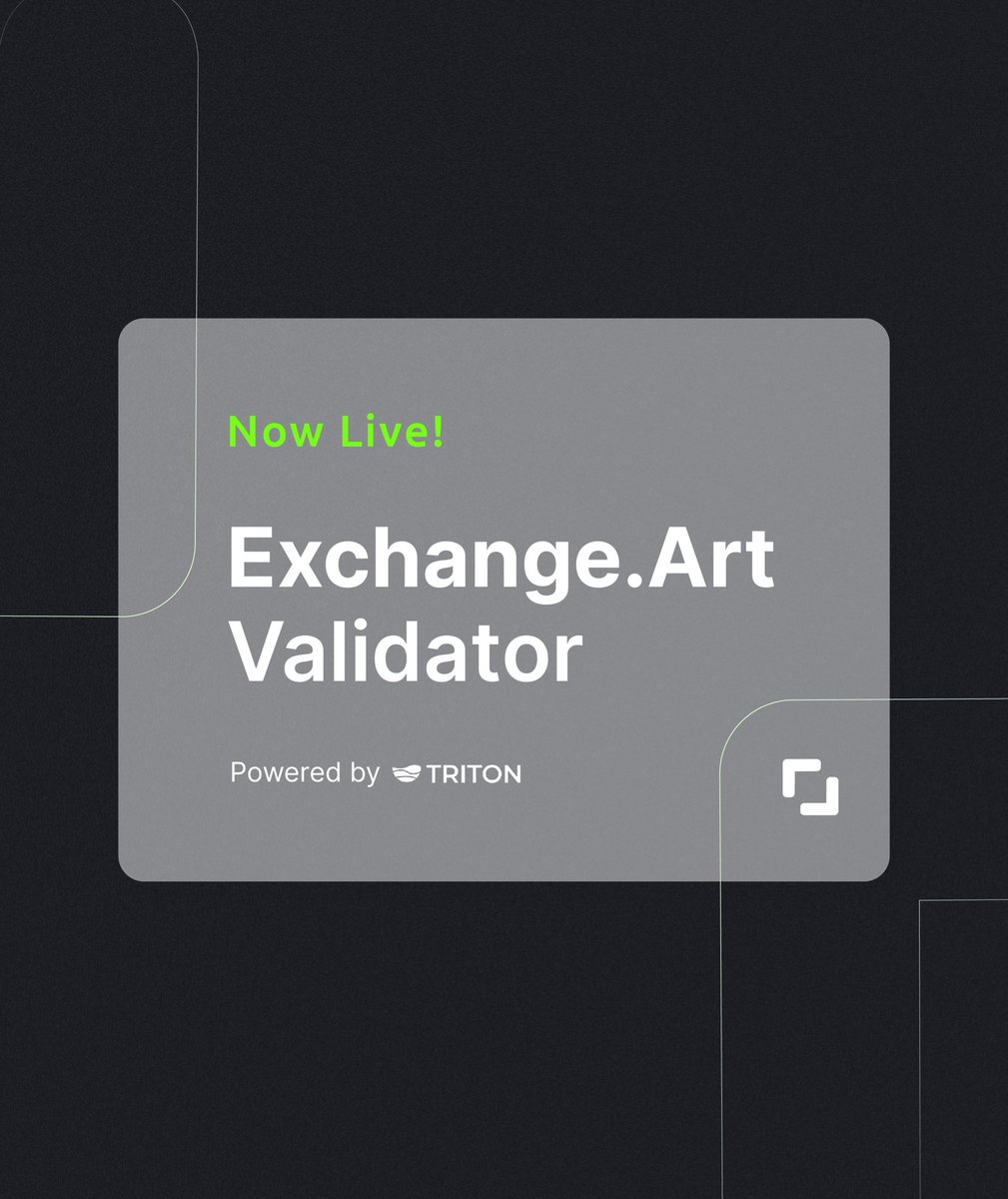 Stake anyone? 🥩

Today is a big step forward for our belief in a more secure, decentralized future for Solana.

Our Validator powered by <a href="/triton_one/">Triton One 🌊🌋</a> is now LIVE, we invite artists and collectors to stake and earn rewards, while contributing to the art ecosystem!

Read more ⬇️