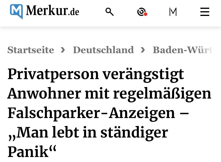 Ach Mensch, die armen Menschen in Freiburg. Können sich gar nicht mehr sicher sein, dass sie folgenlos auf Gehwegen parken können. Schlimm. Wenn sie doch nur was dagegen machen könnten…